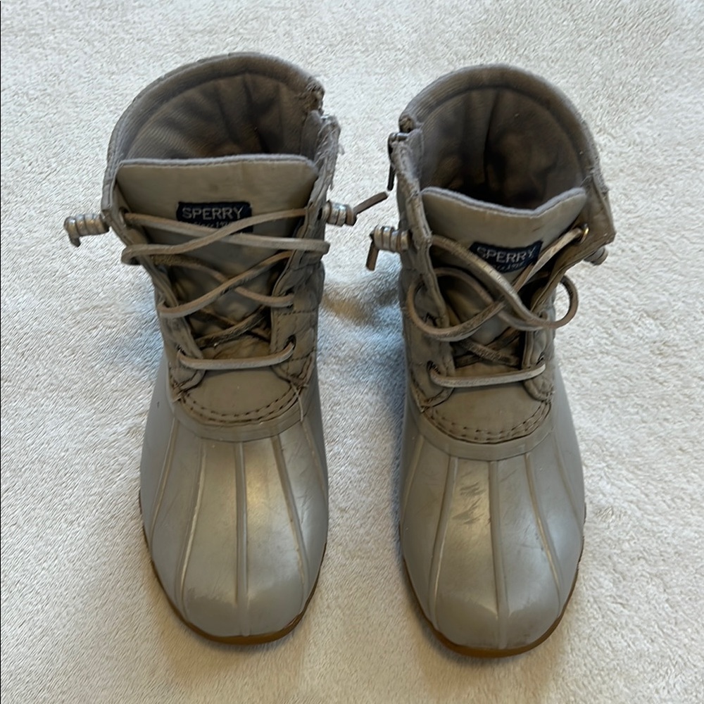 Sperry | Girl’s Silver Rain Boots